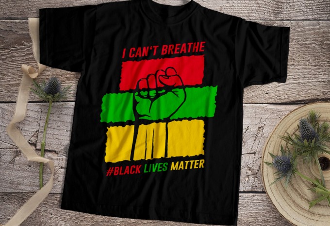 I Can Not Breathe Black Lives Matter